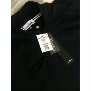 stone island drawstring neck sweatshirt