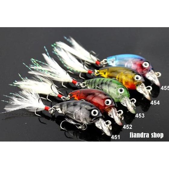 Lure Crankbait Umpan Mancing Umpan Ikan Lure Pancing Umpan Lure Minnow
