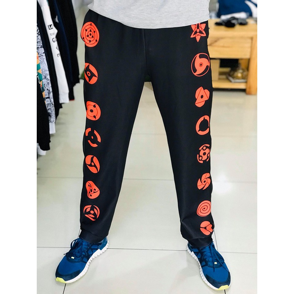 Celana Olahraga Anime Jogger pants Sharinggan Clan Naruto