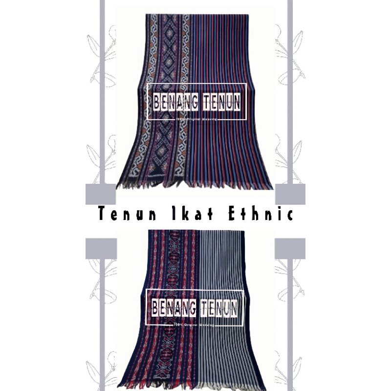 Tenun Ikat Etnik Tradisional Asli Jepara | 100% Kain Tenun Ikat Asli