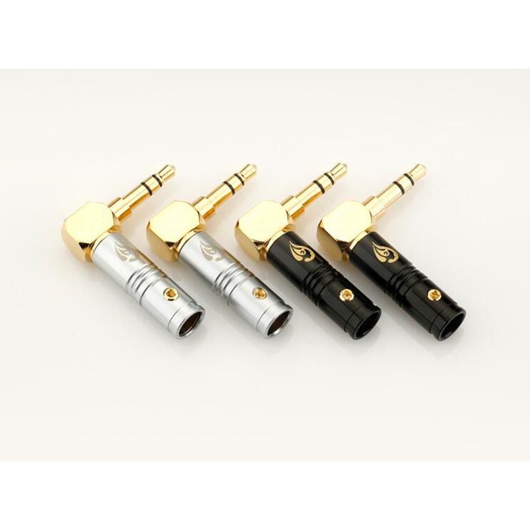 [Bayar Di Tempat] DIY 3.5 mm Plug Audio Jack Earphone Bend L Adapter Socket