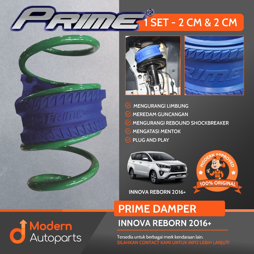 PRIME Damper / Spring Buffer INNOVA REBORN 2016+ 1 SET