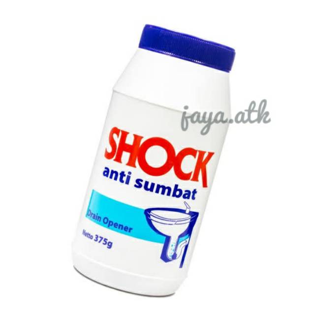 SERBUK SHOCK ANTI SUMBAT ANTI MAMPET PIPA SHOCK 375 GRAM PEMBERSIH SALURAN AIR