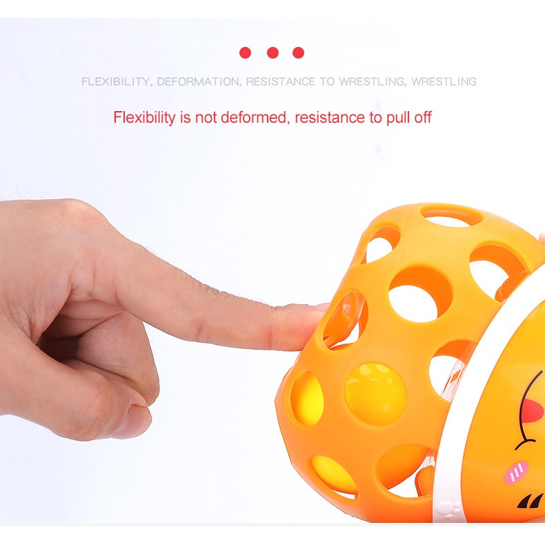 Rattle Animal Bulat Gigitan Bayi - Kerincingan Bulat + Teether Baby