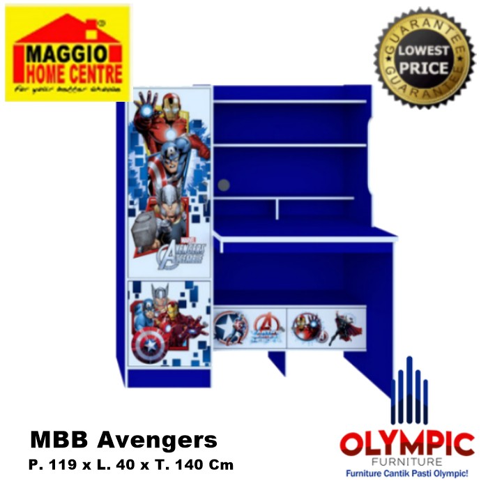 MEJA BELAJAR ANAK - MEJA BELAJAR MOTIF ANAK - MBB SERIES - OLYMPIC