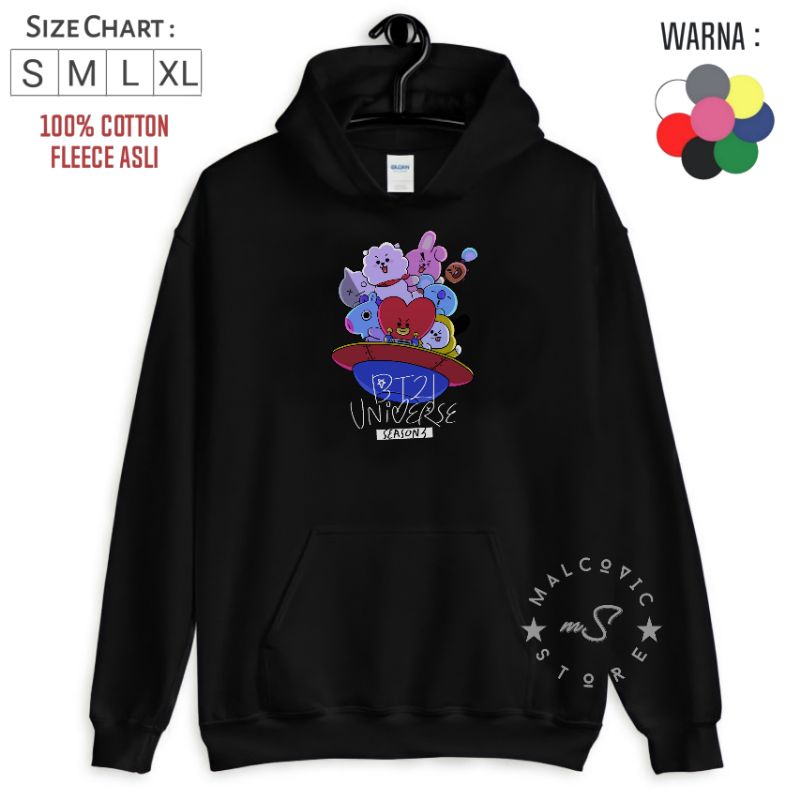 sweater anak bt21 / hoodie anak bts bt21 / sweater hoodie anak bts / jaket hoodie anak bt21 bts unis