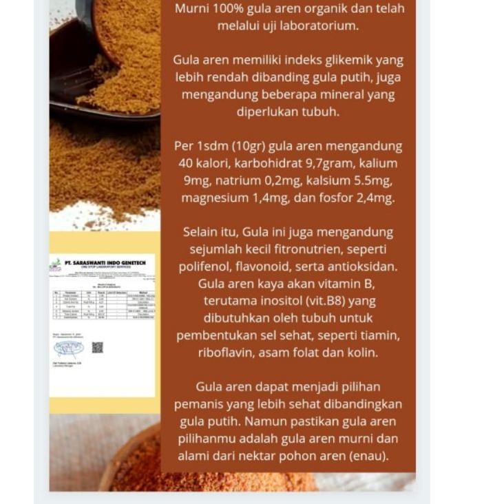 

Berkualitas! 1Kg Gula Aren Organik Organic Palm Sugar 愛