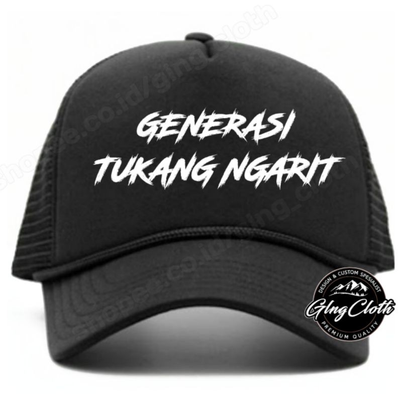 Topi Generasi Tukang Ngarit - Topi Trucker Generasi Tukang Ngarit