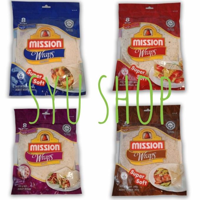 

*#*#*#] Mission wraps wrap 360 gr kulit kebab tortilla burrito burito rositas