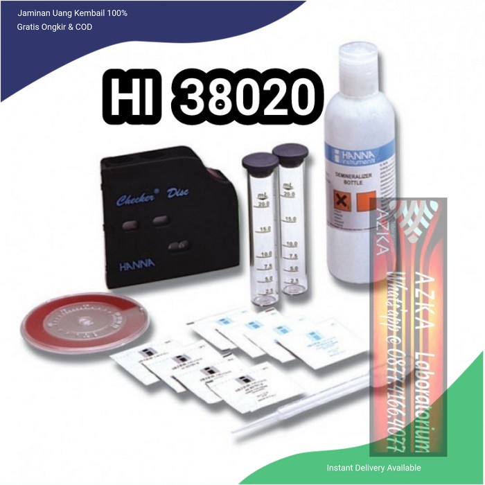 HI-38020 Chlorine - Range (0.00-0.70 mg/L)(0.0-3.5 mg/L)(0.0-10.0 mg/L