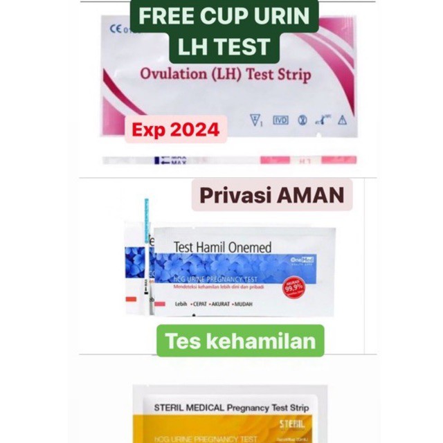 Test pack onemed - tes ovulasi - LH test ovulation -  ovutest Alat Tes Kesuburan wanita masa subur