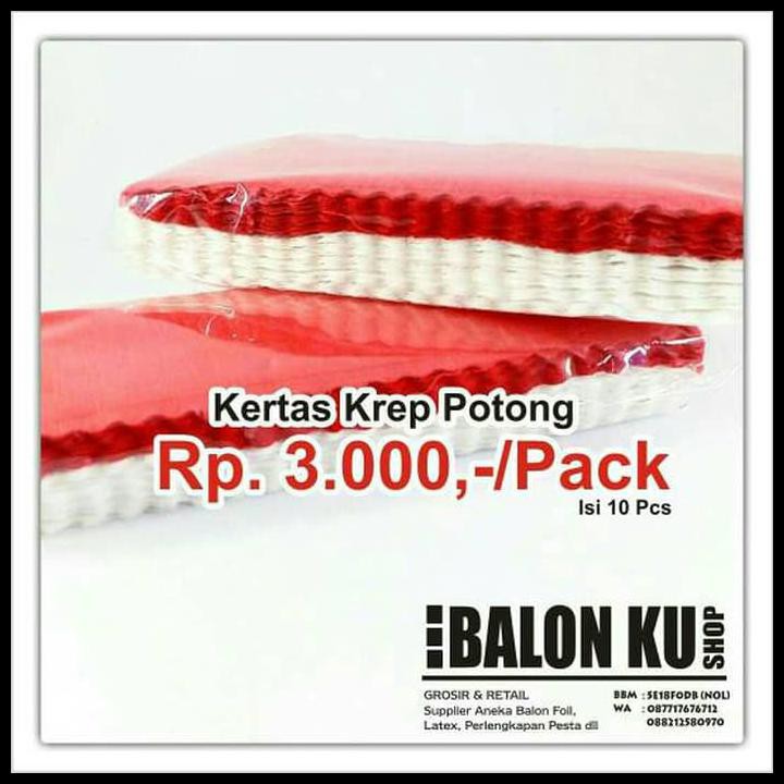 

Buruan Beli Kertas Krep Merah Putih