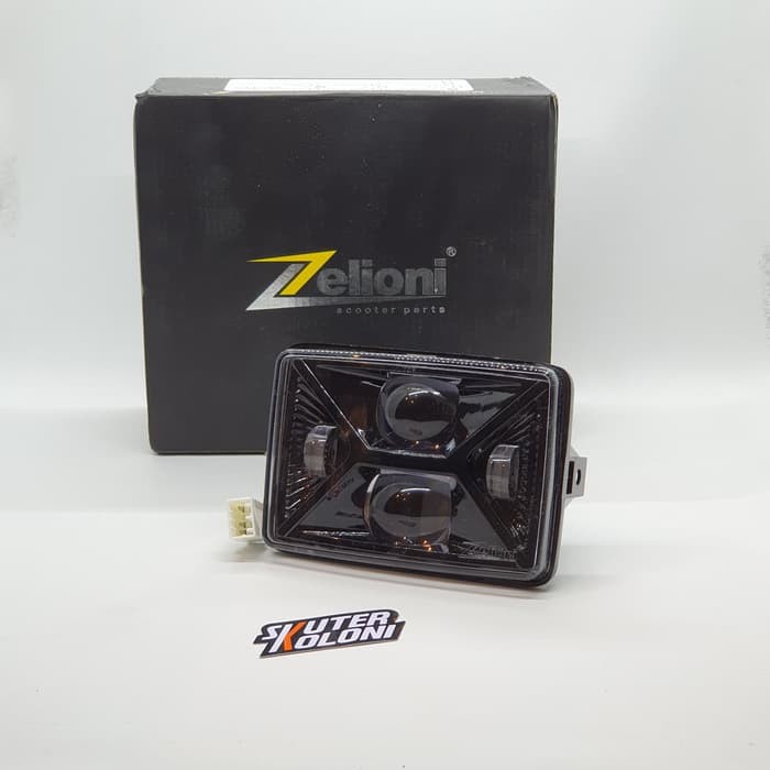 Zelioni lampu LED Daymaker Headlamp Smoke Vespa S