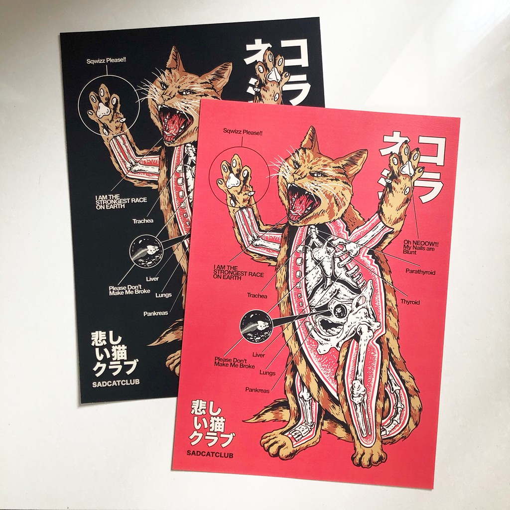 

Catzilla A3-sized Poster / Art Print
