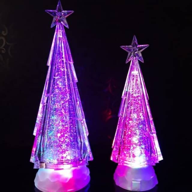 Lampu Natal Besar Gliter Led Christmas Tree 1856 Dekorasi Kado Natal