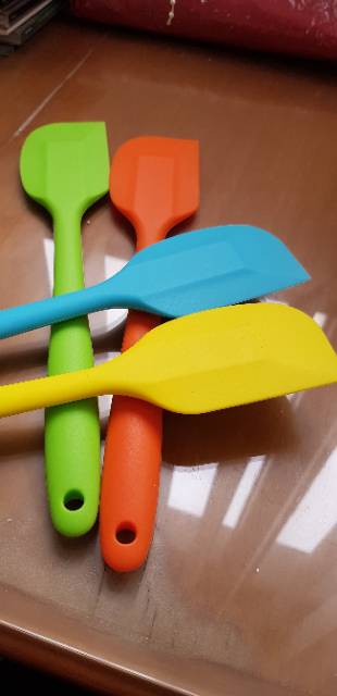 Rubber silicon spatula 28 cm tahan panas kuat tidak merusak teflon