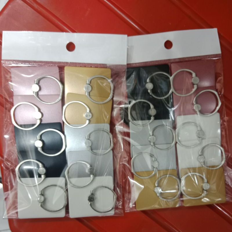 RING STENT MIRROR/BESI/CHROME&amp;FIBER POLOS HOLDER/STAND HP IRING RING MURAH WARNA WARNI