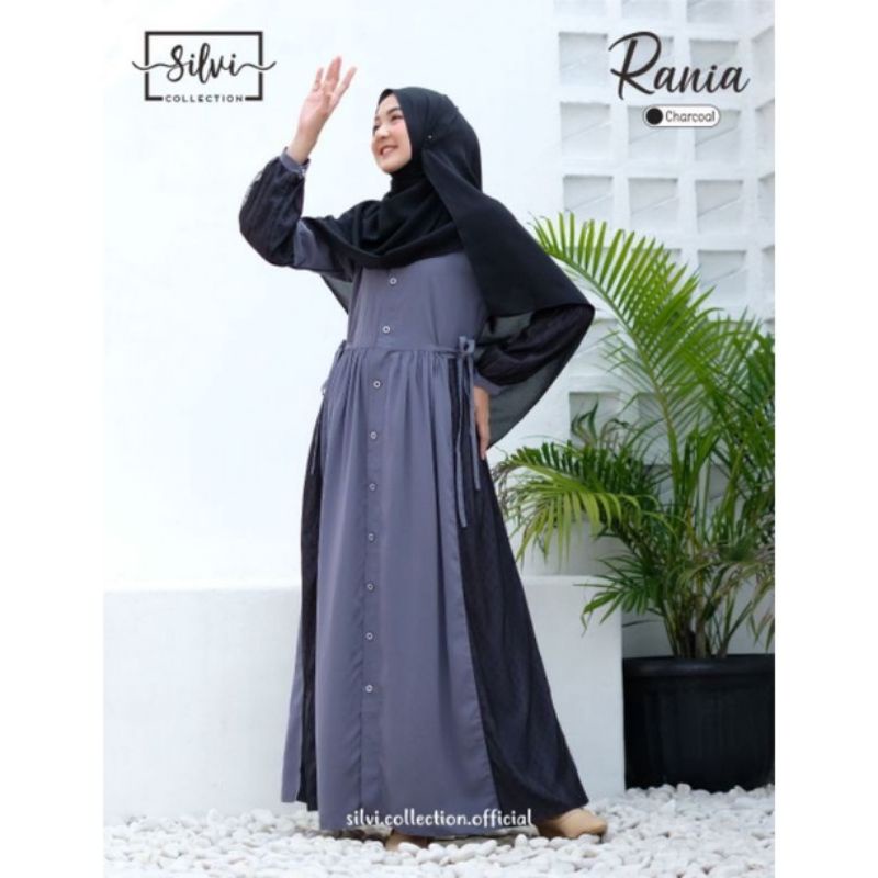 GAMIS RANIA DRESS ONLY &amp; 1 SET KHIMAR || SILVI COLLECTION