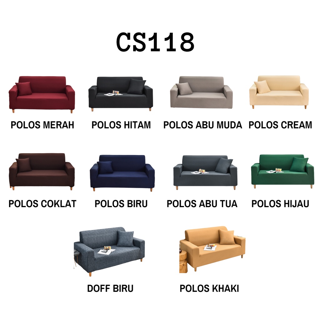 CS118B COVER SOFA BED COVER SOFA POLOS SARUNG SOFA BED COVER SOFA 1 2 3 4 SEATER SARUNG SOFA 1 2 3 4 SEATER