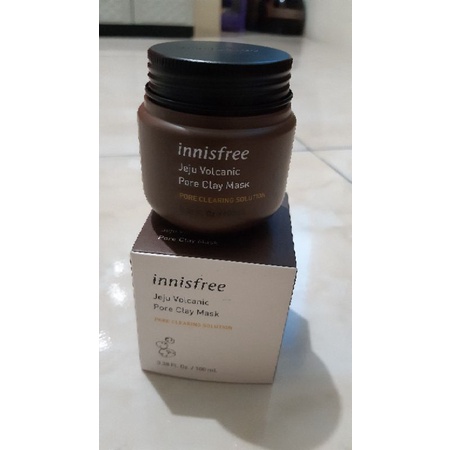 Innisfree Jeju Volcanic Pore Clay Mask 100% Original Store (Preloved 80%)