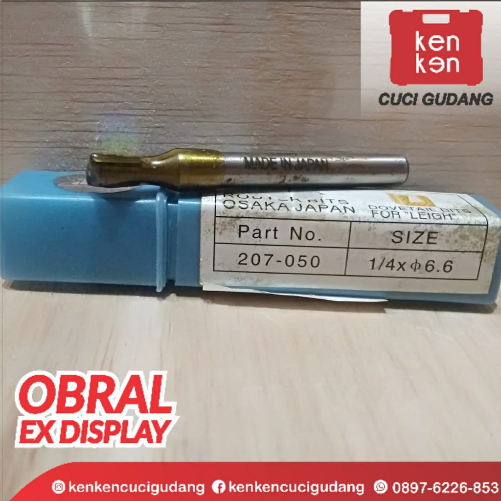 Mata Router Dove Tail 6mm KNK Mata Profil 207-050 KNK