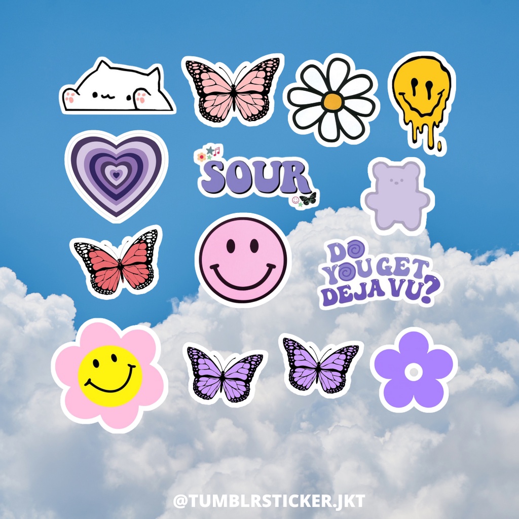 

STICKER AESTHETIC SOUR MINI PACK | STICKER TUMBLR LAPTOP | STICKER AESTHETIC HP JURNAL | STICKER CASE HP