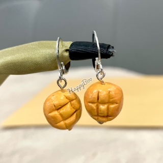 anting stainless titanium roti clay high quality clip earings donat roti