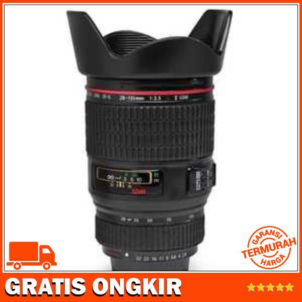 CANON LENS MUG ZOOM EF-S 28-135MM ESF TERMOS B292 KEMBANG GELAS CAMERA