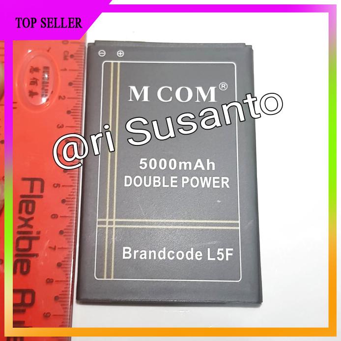 ACC HP BATERAI MCOM BRANDCODE L5F 4G LTE DOUBLE POWER 5000MAH