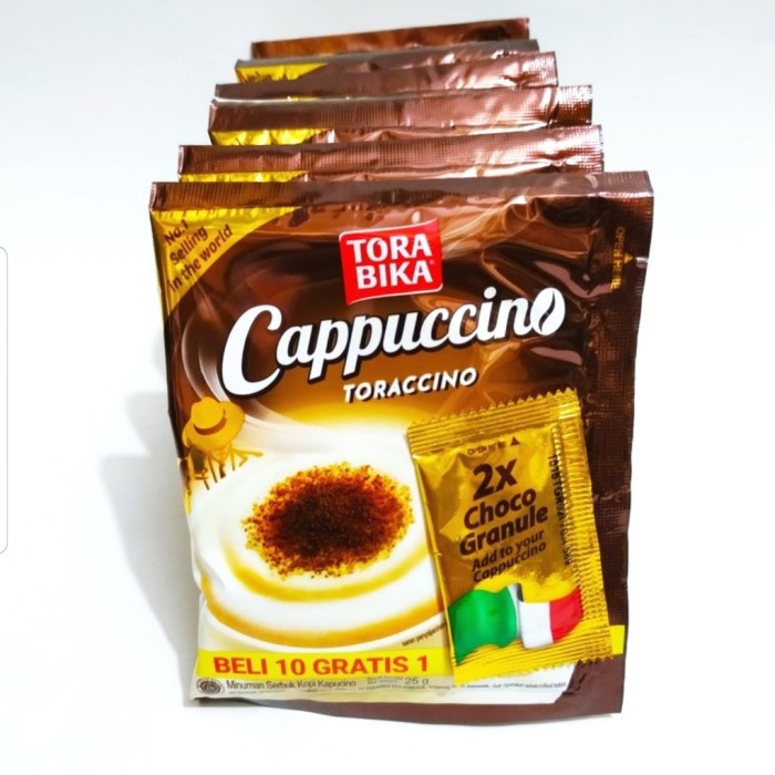 

TORA BIKA CAPPUCCINO TORACCINO 25g isi 10sachet