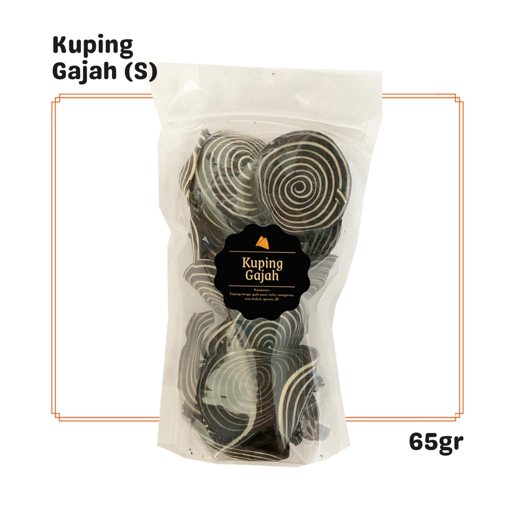 

SNACK KEKINIAN Kuping Gajah (S) 65gr / Snack Cemilan / Camilan Manis