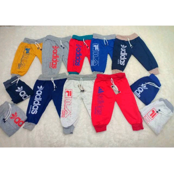 Celana jogger  anak pria wanita isi 6 pcs termurah