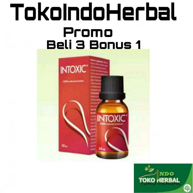 Intoxic Asli Cairan Herbal Anti Parasit 100% Original