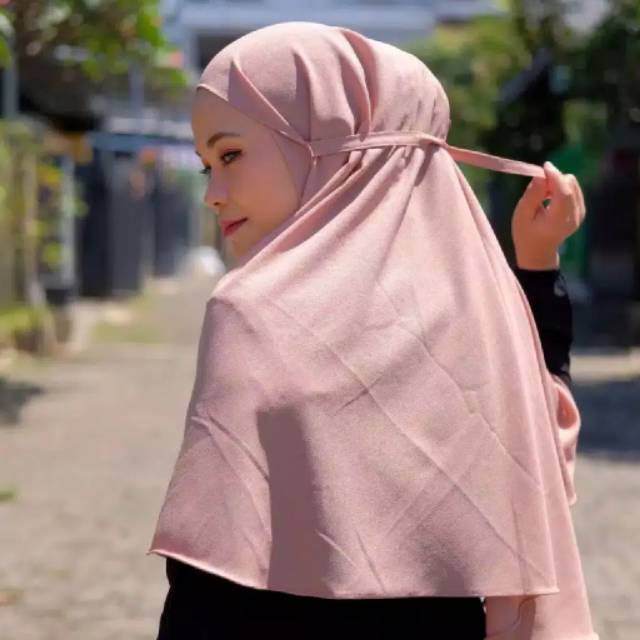 Daily hijab bargo maryam khimar instan kerudung tali