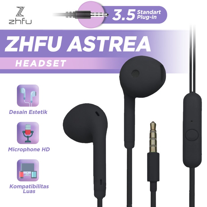 ZHFU ASTREA HEADSET EARPHONE HANDSFREE ULTRA BASS