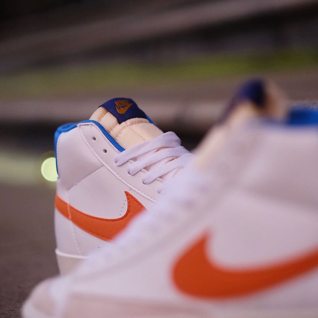 Nike Blazer Mid '77 White Orange Blue Original