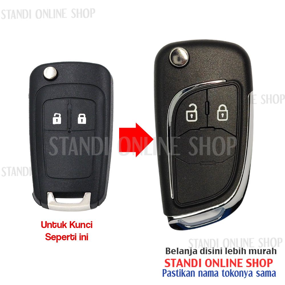 Cassing Flipkey Kunci Lipat Chevrolet Aveo Spin Orlando Bagus