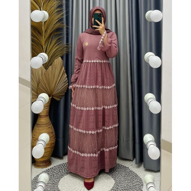 DRESS MAAT PRADA CREPE MIX