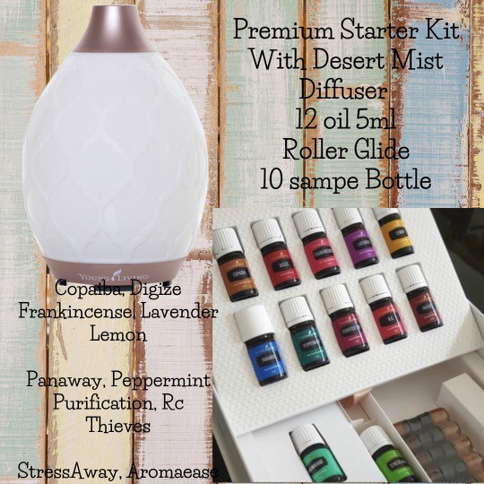 premium starter kit yl essential oil desert mist 12 oil with roller glide