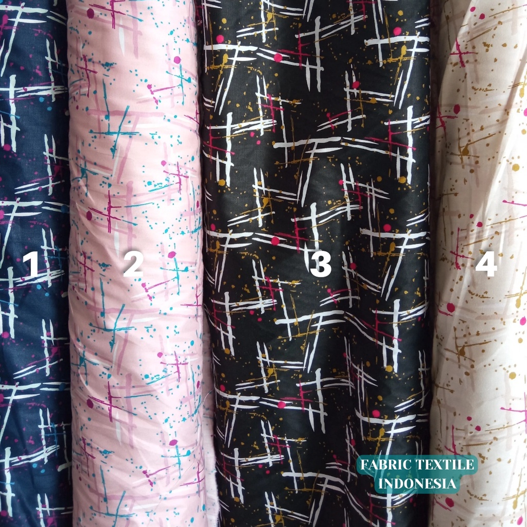 KAIN KATUN JEPANG MOTIF TOKAI SENKO / JAPAN DESIGN / KAIN MOTIF ABSTRAK / KAIN KATUN JEPANG ABSTRAK 