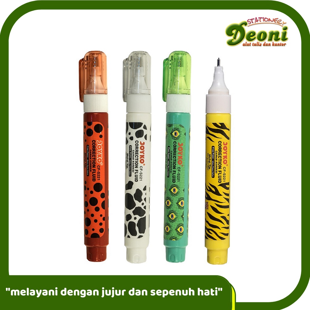 

JOYKO CF-S221 Correction Fluid / Cairan Koreksi / Penghapus Cair Tipe X