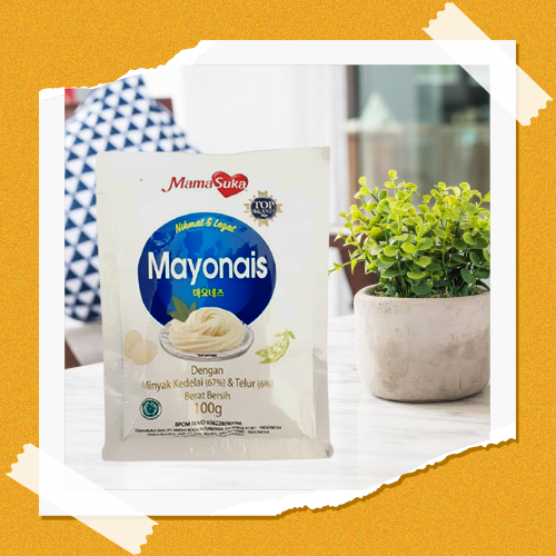 RV TERLARIS MAYONES SAUS SALAD BUAH MAMASUKA MAYONAISE SACHET 100 GR