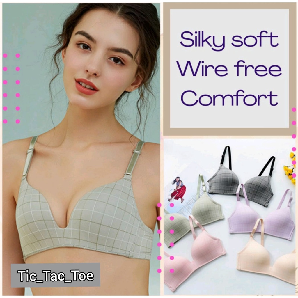A003 / BRA TANPA KAWAT / BH ANTI NYEPLAK / WIRELESS WIRE FREE / PAKAIAN DALAM WANITA