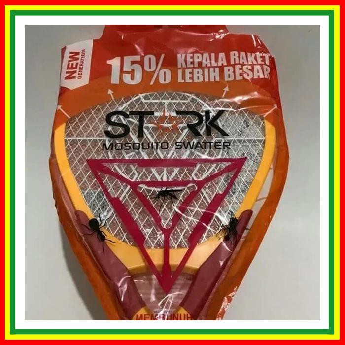 Raket nyamuk stark senter lepas baterai charger/alat pembunuh nyamuk