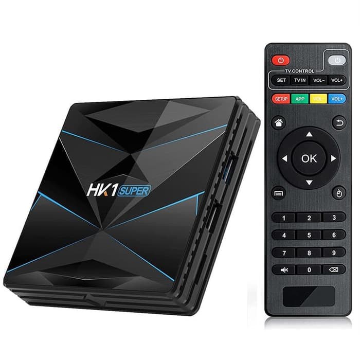 ANDROID TV BOX HK1 SUPER Android 9 Pie Full Aplikasi - RAM 2GB/16GB - 4GB/32GB - 4GB/64GB