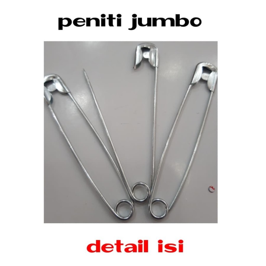 Peniti Jumbo KIT Peniti Besar Peniti Sprei ISI 6PCS