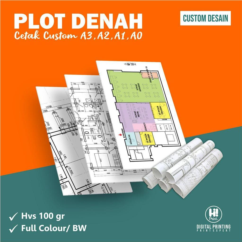

Cetak Plot Denah HVS A0 A1 A2 A3