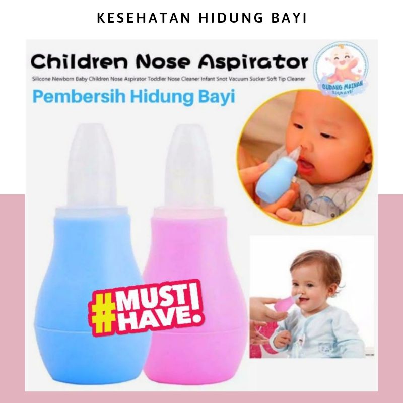 Wajib Punya! Sedotan ingus pembersih Hidung Bayi Nose Nasal Aspirator