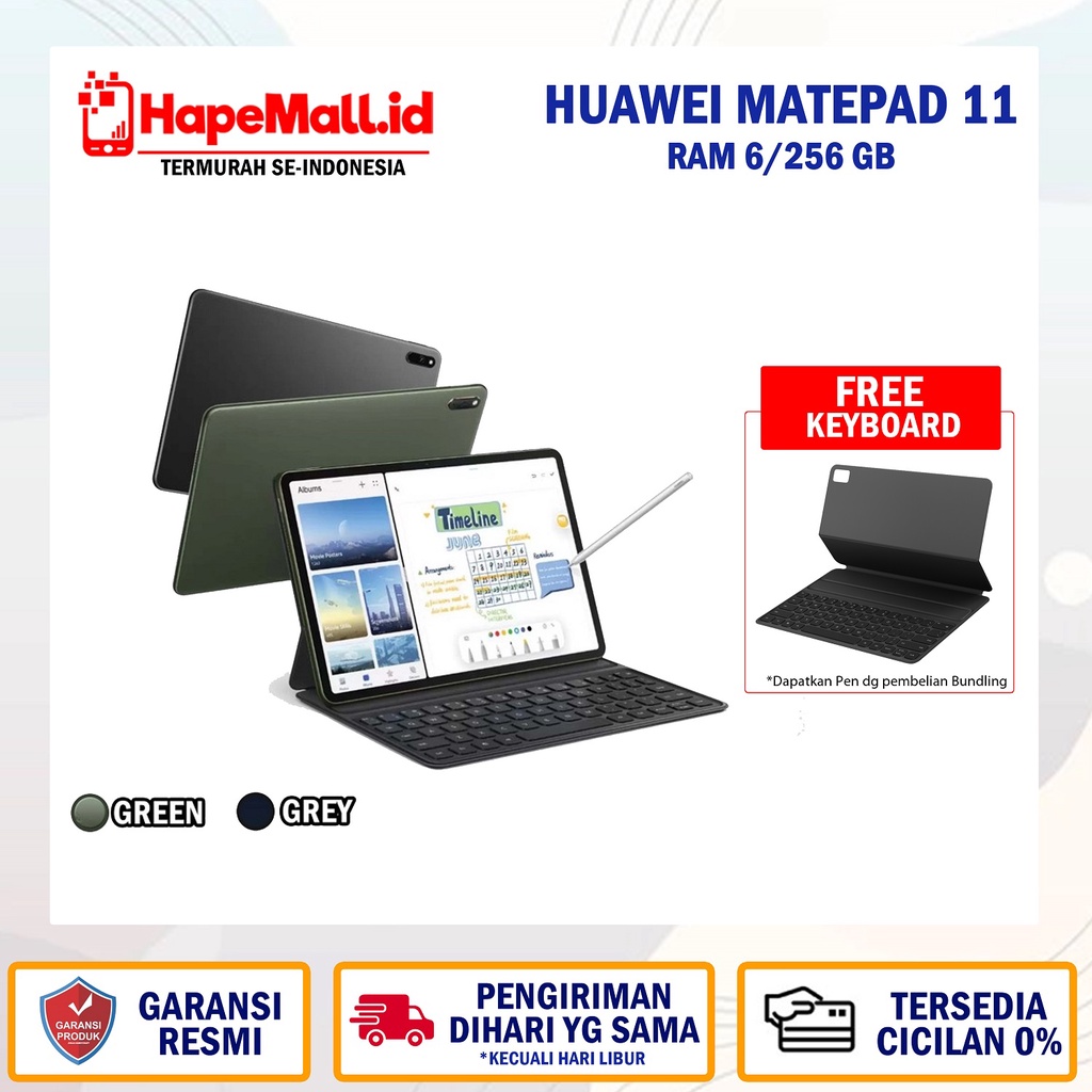 HUAWEI MATEPAD 11 RAM 6/256GB GARANSI RESMI HUAWEI INDONESIA