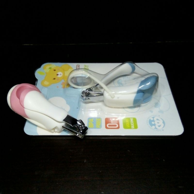 Baby Nail Clippers with Magnifier [Gunting Kuku Bayi dgn Kaca Pembesar]